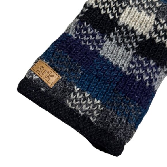 ARK IMPORTS New Zealand WOOL Knit Vintage Y2K Winter Nepal Jacket Womens Small - Picture 2 of 6